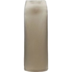 Wakakuu Icons, Dames, Rokken, Beige, Maat: XS Satijn,