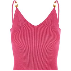 Versace, Dames, Tops, Roze, Maat: XS Viscose,