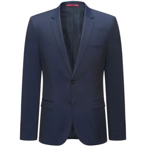Hugo, Heren, Jassen, Blauw, Maat: M Wol,