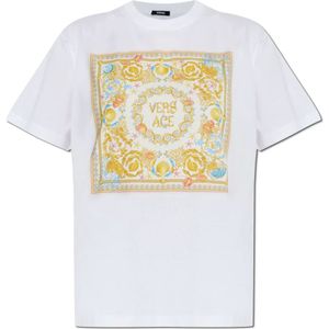Versace, Dames, Tops, Wit, Maat: 3XS Katoen,