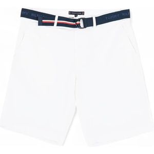 Tommy Hilfiger, Heren, Korte broeken, Wit, Maat: W38 Katoen,