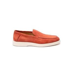 Santoni Coral Botanist Loafers , Orange , Heren , Maat: 41 EU