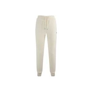 Woolrich Logo Joggers Sweatpants , Beige , Dames , Maat: S