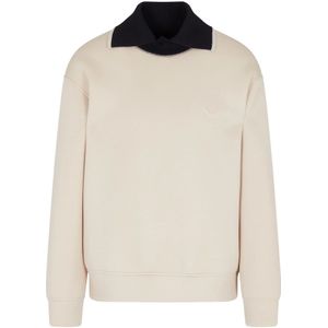 Emporio Armani, Heren, Sweatshirts & Hoodies, Wit, Maat: XL