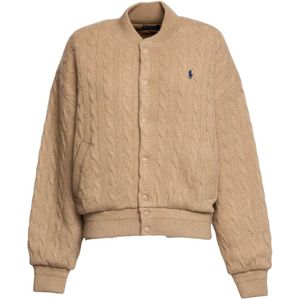 Polo Ralph Lauren, Dames, Truien, Beige, Maat: M Katoen,