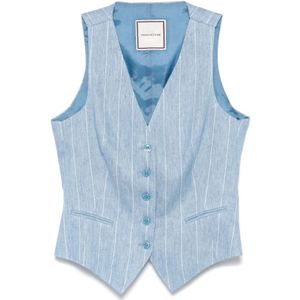 Tagliatore, Dames, Jassen, Blauw, Maat: M Katoen,