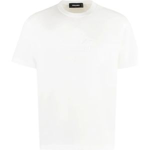 Dsquared2, Dames, Tops, Wit, Maat: XS Katoen,