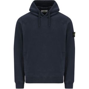 Stone Island, Heren, Sweatshirts & Hoodies, Blauw, Maat: L