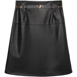 Oltre, Dames, Rokken, Zwart, Maat: XL Poliester,