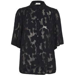 Soaked in Luxury, Dames, Blouses & Shirts, Zwart, Maat: L