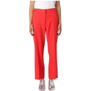 Msgm, Dames, Broeken, Rood, Maat: XS