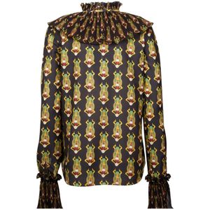 La DoubleJ, Dames, Blouses & Shirts, Veelkleurig, Maat: L Zijde,