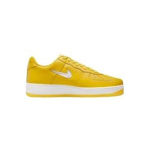 Nike Retro Leren Sneakers , Yellow , Heren , Maat: 37 EU