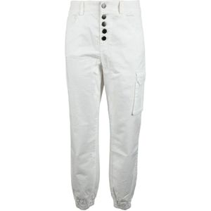 Another Label, Dames, Broeken, Wit, Maat: L Katoen,
