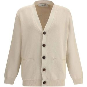 Golden Goose, Heren, Truien, Beige, Maat: M Katoen,