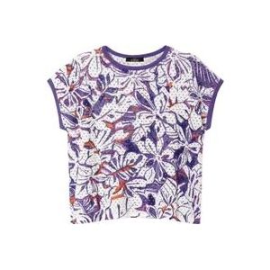 Twinset Paarse Sweater Actitude Collectie , Multicolor , Dames , Maat: L