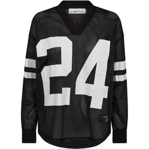 Haute L'Amitié, Dames, Tops, Zwart, Maat: S