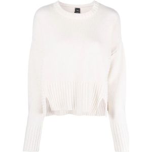 Pinko, Dames, Truien, Wit, Maat: L Wol,