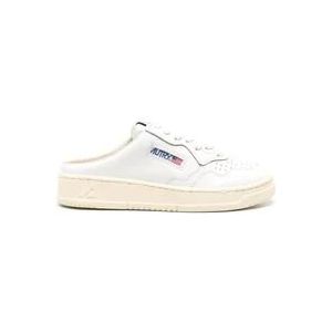 Autry Witte Medalist Mule Lage Sneakers , White , Dames , Maat: 36 EU