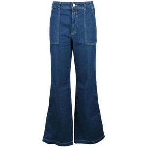 Closed, Dames, Jeans, Blauw, Maat: W28 Katoen,