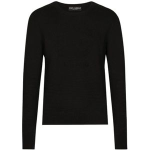Dolce & Gabbana, Heren, Truien, Zwart, Maat: 3XL