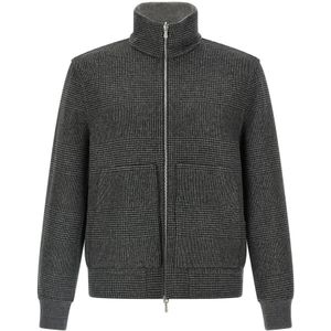 Brunello Cucinelli, Heren, Sweatshirts & Hoodies, Grijs, Maat: 2XL Kasjmier,