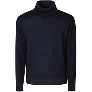 Filippo De Laurentiis, Heren, Truien, Blauw, Maat: M Kasjmier,