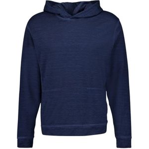 120% Lino, Heren, Sweatshirts & Hoodies, Blauw, Maat: S Katoen,