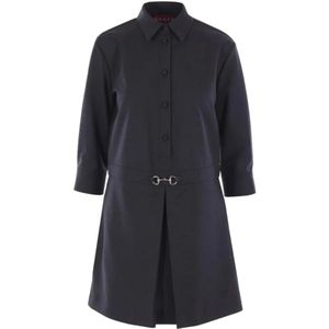 Gucci, Dames, Jurken, Grijs, Maat: XL Wol,