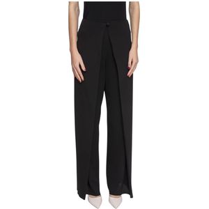 Emporio Armani, Dames, Broeken, Zwart, Maat: S