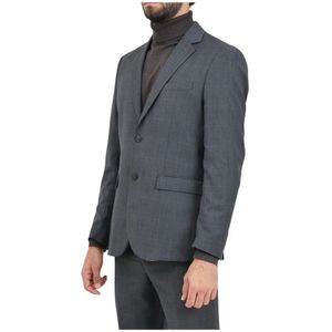 Selected Homme, Heren, Jassen, Grijs, Maat: XS Wol,