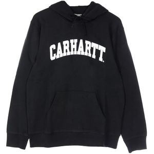 Carhartt Wip, Heren, Sweatshirts & Hoodies, Zwart, Maat: S Katoen,