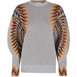 Rabanne, Dames, Truien, Veelkleurig, Maat: S Viscose,