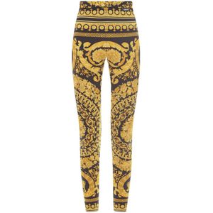 Versace Leggings , Yellow , Dames , Maat: 2XS