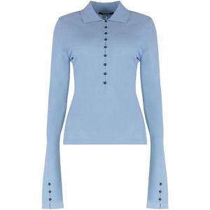 Jacquemus, Dames, Truien, Blauw, Maat: L Wol,
