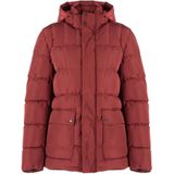 Gewatteerde Jas - Bordeauxrood - Waterdicht - Natuurlijke Stof