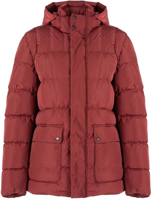 Gewatteerde Jas - Bordeauxrood - Waterdicht - Natuurlijke Stof