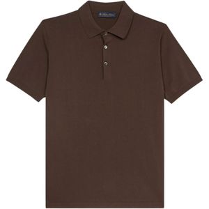 Brooks Brothers, Heren, Tops, Bruin, Maat: XL Katoen,