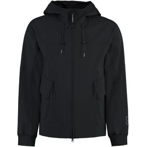 C.p. Company, Heren, Sweatshirts & Hoodies, Zwart, Maat: 2XL Polyamide,