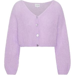 Americandreams, Dames, Truien, Paars, Maat: S Mohair,