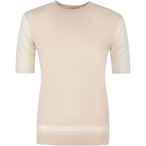 Agnona, Dames, Truien, Roze, Maat: S Wol,