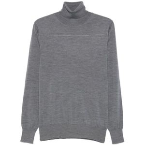 Aspesi, Heren, Truien, Grijs, Maat: L