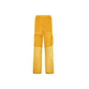 Moncler Slim Fit Broek , Yellow , Heren , Maat: M