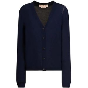 Marni, Dames, Truien, Blauw, Maat: XS