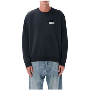 MM6 Maison Margiela, Heren, Sweatshirts & Hoodies, Zwart, Maat: M