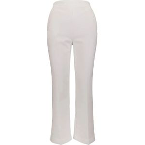 Elisabetta Franchi, Dames, Broeken, Wit, Maat: XS Zijde,