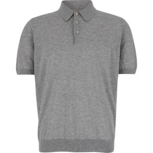 La Fileria, Heren, Tops, Grijs, Maat: M Katoen,