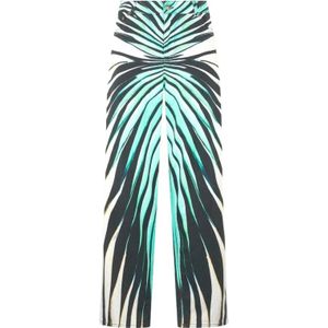 Roberto Cavalli, Dames, Broeken, Blauw, Maat: 2XS Denim,