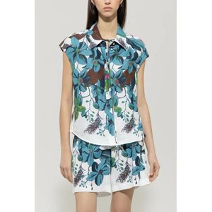 Luisa Cerano, Dames, Blouses & Shirts, Veelkleurig, Maat: S