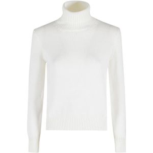 Gran Sasso, Dames, Truien, Wit, Maat: M Wol,